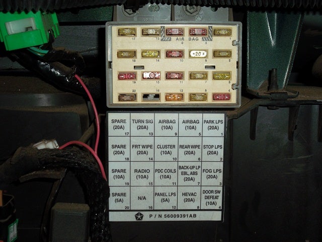 Behind glove box fuse box diagram needed...m | Jeep Enthusiast Forums