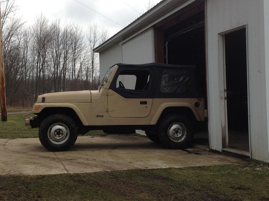 Retro military tires on steel wheels - on a 98 Wrangler! | Jeep Enthusiast  Forums