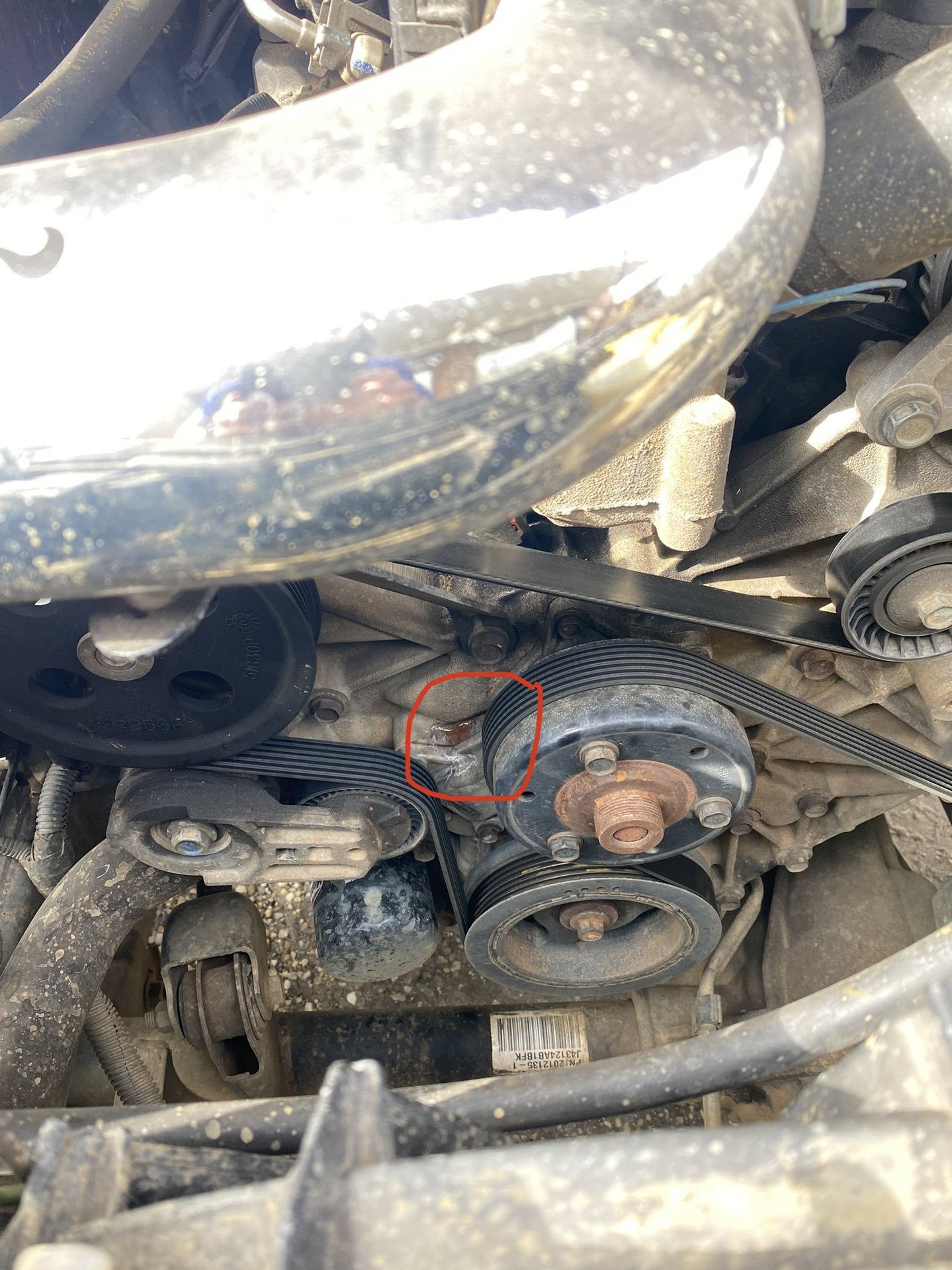 Would this be water pump leaking? | Jeep Enthusiast Forums